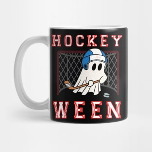 Hockey Ghost Halloween Mug